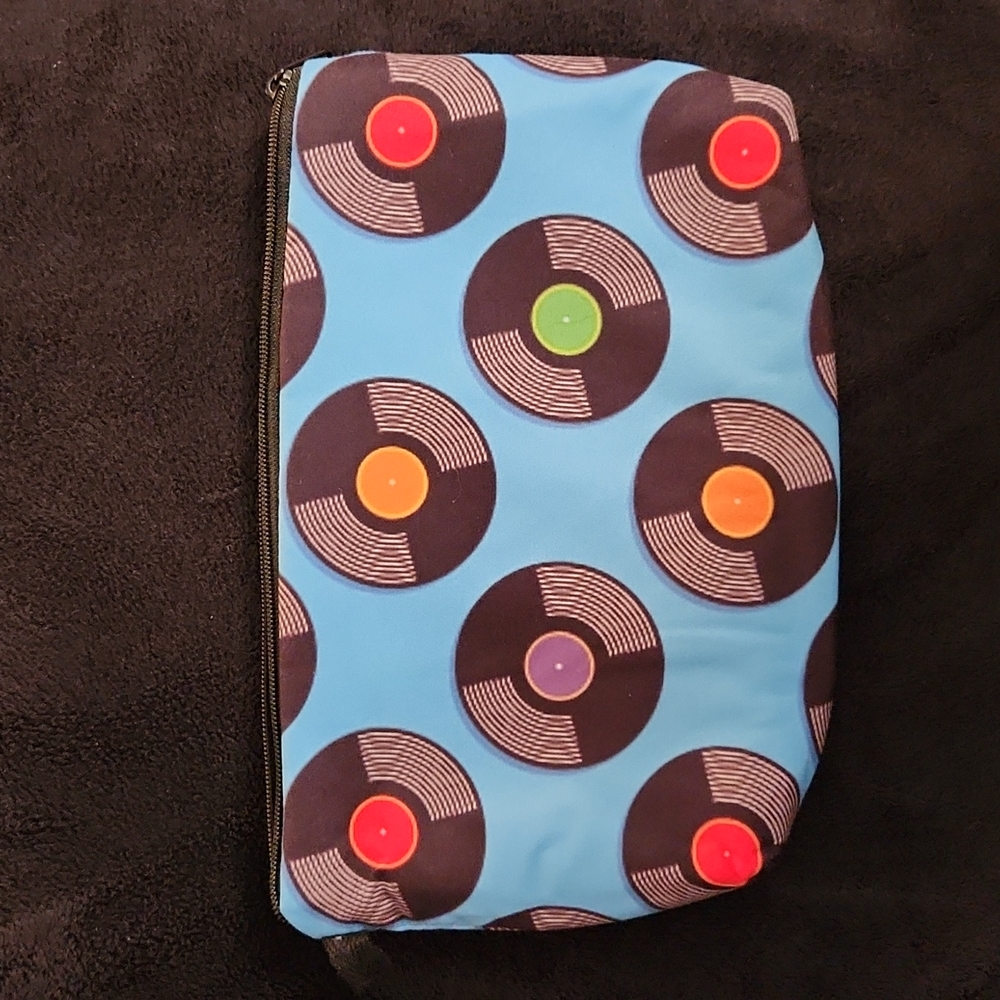 NEW- Cosmetic Bag- Records, Albums